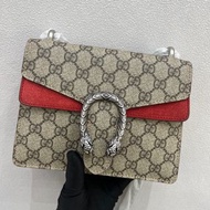 100%new GUCCI 紋理虎頭馬刺扣 鏈條包 斜孭袋
