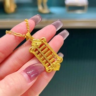 in stock 916 Abacus Gold Pendant Series/Abacus Pendant gold 916