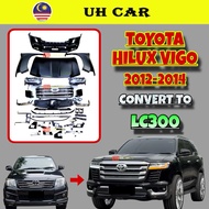 (CONVERT) Toyota Hilux Vigo Champ 2012-2014 Convert To LC300 Bodykit Bumper Fender Bonnet Head Lamp