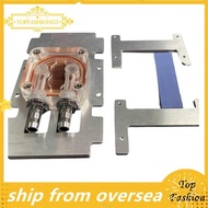 [TopFashion] Water-Cooled GPU Heat Dissipation Sink Cooling Block Purpler Copper for   V100 P100 A10