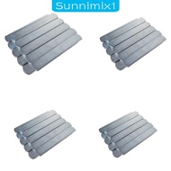 [Sunnimix1] 10 Pieces Steel Weight Plate Adjustable Weight Blocks Weight Plate Set