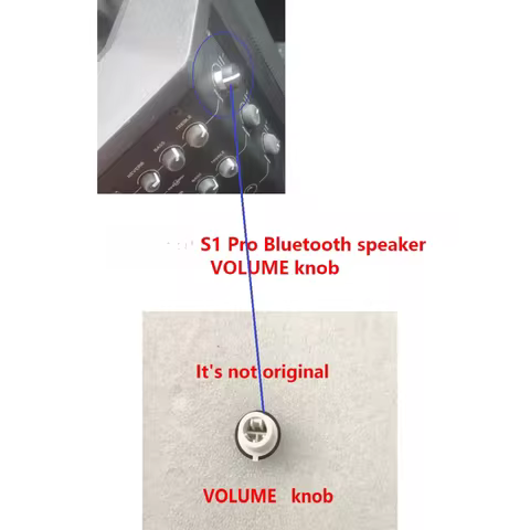 replace speaker knob For Bose S1 Pro Bluetooth speaker VOLUME knob Repair Parts