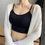 FS 1.446 - Sports Bra Gym Push Up BH Underwear Wanita Bra Without Wire Sports Tank Top Wanita