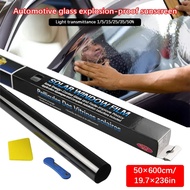 50cm X 6m/50cm X 3m 1/5/15/25/35/50 Percent VLT Window Film Glass Sticker Sun Shade Film for Car UV
