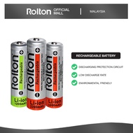 Rolton 18650 Rechargeable Battery for Voice Ampliifer | Li-on Battery 1200mAh / 2200mAh / 3000mAh