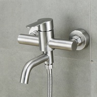 Stainless Steel Bathroom Faucet Rain Shower Bath Faucet Wall Mounted Bathtub Shower Mixer Tap HandHeld Shower Head Set