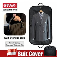 ⭐🇸🇬 Ready Stock Suit Cover Bag Premium Thick Coat Carrier Bag Dustproof Garment Cover Travel Bag Sui