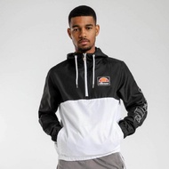 Terbaru Ellesse Windbreaker Jacket Black / White Original