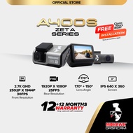 Mohawk Dashcam A400s Front n Rear DVR Car Recorder Dual Channel 2.7K QHD 1944P Dash Cam