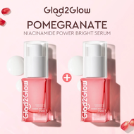 Glad2Glow 2 In 1Pomegranate Niacinamide Power Whitening Serum muka glowing Wajah Brightening/Retinol