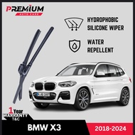 🔥 BMW X3 G01 [2018-2024] HYDROPHOBIC SILICONE WIPER BLADE WATER REPELLENT COATING WINDSHIELD WIPER