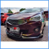 ▤ ♆ ۞ Mitsubishi Mirage G4 Front Bumper Chin Diffuser Bodykits Spoiler