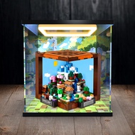 Transparent Transparent Display Box Acrylic Display Box Suitable for Lego Minecraft Creative Workben