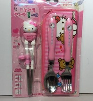 Sanrio Hello Kitty 匙 叉 學習筷子套裝