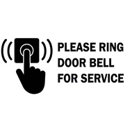 STICKER PRESS BELL,STICKER CERMIN,STICKER PINTU,GLASSDOOR,STICKER TAMPAL LUAR