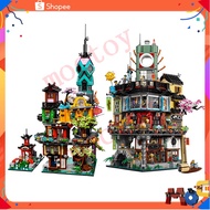 Ninjago City Garden 71741/70620/70657 Modular Building Compatible with LEGO DIY Educational Building Blocks Children's Toys Gifts