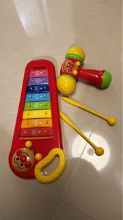 玩具琴 幼兒音樂玩具 麵包超人 (不散賣)