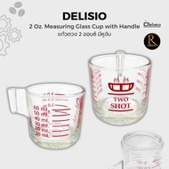 Delisio Measuring cup 2 shot 2-shot With Handle