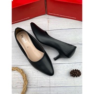 Hills 5cm pointed work shoes low heels pointed heels