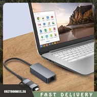 [cozyroomss.sg] Type A/Type C To 2.5G RJ45 Ethernet Adapter USB C To 2.5G Ethernet Adapter 2500Mbps 