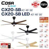 Alpha Cosa CX20 5B CX20 LED 3COLOR 40 46 56 Inch 12 Speed R/F Remote Control LED Dimmable DC Motor C