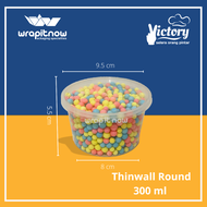 (Isi 25 Pcs) Thinwall Bulat 200 ml 300 ml Thinwall Persegi Panjang 500 ml 750 ml 1000 ml 1500 ml // 