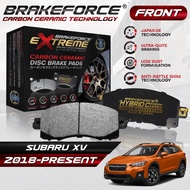 BrakeForce Extreme Carbon Ceramic Front Brake Pads For Subaru XV 2018 Up To Present Model