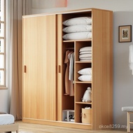 Wardrobe Storage Children Rental Room Wooden Small Wardrobe Sliding Door Household Economical Assemb