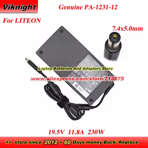 Genuine for Liteon PA-1231-12 AC Adapter 19.5V 11.8A 230W Charger for Intel NUC I7 8 NUC8i7HVK NUC8i