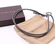 全新品 Bottega Veneta 小羊皮胸卡編織掛繩鑰匙圈 (工作證件套/掛頸鑰匙扣)