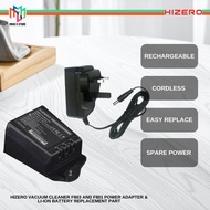 Hizero Vacuum Cleaner F803 F801 Power Adapter & Li-Ion Battery Replacement Part