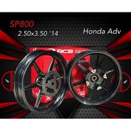 《14inci Rim》RCB RacingBoy Honda ADV 160 SP800 CNC Cast Alloy rim FR 250x14 RR 350x14 ADV ADV160