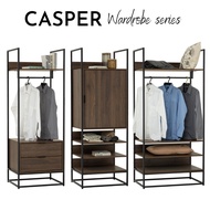 Furniture Direct CASPER industrial design garment series/ perabot airbnb rak besi