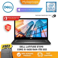 DELL LATITUDE 7290 ULTRABOOK [CORE I5-8TH GEN / UP TO 16GB DDR4 RAM & 1TB M.2 SATA SSD] 12.5" FHD IP