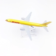 Dhl Miniature Diecast Airplane Boeing 757 B757 Metal Material