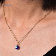 REDD for Evil Eye Necklace Blue Turkish Golden Silver Chain for Evil Eye Necklace for Women Men Luck
