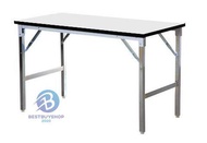 โต๊ะประชุม โต๊ะพับ 75x120x75 ซม. โต๊ะหน้าไม้ โต๊ะอเนกประสงค์ โต๊ะพับอเนกประสงค์ โต๊ะสำนักงาน โต๊ะจัดปาร์ตี้ bb bb bb99