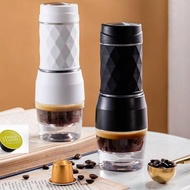 Donglin เครื่องชงกาแฟ Espresso Maker มือกดแคปซูลกาแฟบดแบบพกพาสำหรับการเดินทางและปิกนิก