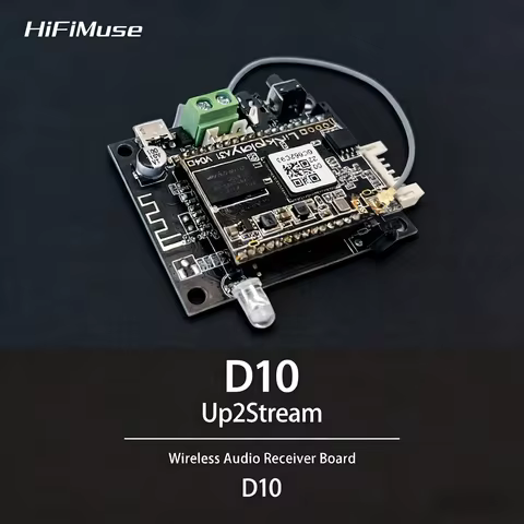 D10 DIY Wireless WiFi Bluetooth Receiver – Multiroom Streamer Board