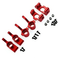 Metal Steering Cup Caster Block Hub Carrier Set for HPI Ken Block WR8 FLUX 1/10 Scale RC Car Upgrade