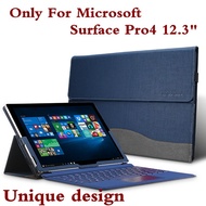 New Design High Quality Tablet Case For Microsoft Surface Pro 5 4 3 12.3 Premium PU Leather Cover Fo