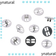 YNATURAL 100Pcs Candle Manufacturing Bases, 2.3 cm/0.91 inch in diameter Height about 0.7 cm/0.18 in