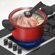 NLUU 3.5L Pressure Cooker Non-Stick Stew Pot Cooking Pots Multifunctional Micro Soup Meat Pot Induction Cooker Gas Stove