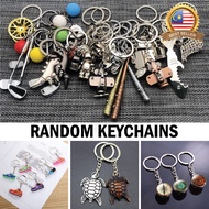 (RANDOM KEYCHAIN) Aksesori Beg Keychains Kartun Klasik Keychains Accesories Cartoon Vintage Retro