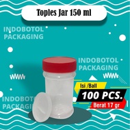 Plastic Spice Jar 150 ML (ROUND) contains 50 pcs Plastic Container Food Container