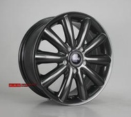 【員林 小茵 輪胎舘】MINI F56專用 16吋 鋁圈樣式 5X112 6.5J ET54 中心孔66.5 閃黑