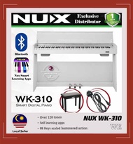 NUX WK-310 88-Keys Hammer Action Digital Piano Beginner Professional White 电子钢琴初学88键重锤 白色 NUX WK310