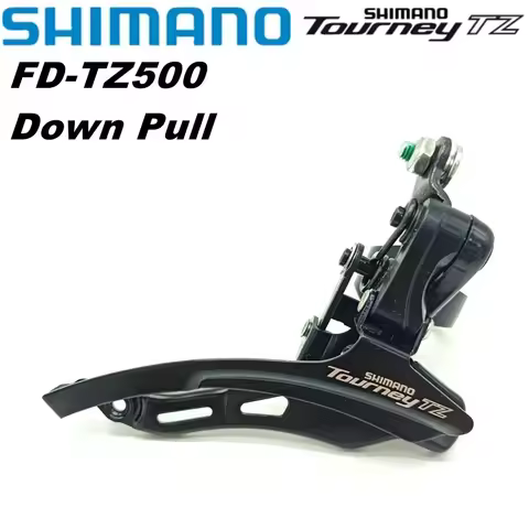 Original For Shimano Tourney TZ FD-TZ500 Bike Front Derailleur FD TZ500 Clamp Band Mount 31.8mm 3x7/