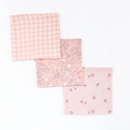 Tutti Bambini Muslin Squares 3pk ผ้าห่อตัวเด็ก 100% Cotton เนื้อนุ่มพิเศษ ระบายอากาศดี
