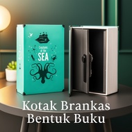 Hidden Storage Safe Box Novel Book with Password Pin Colorful Hidden Safety Box